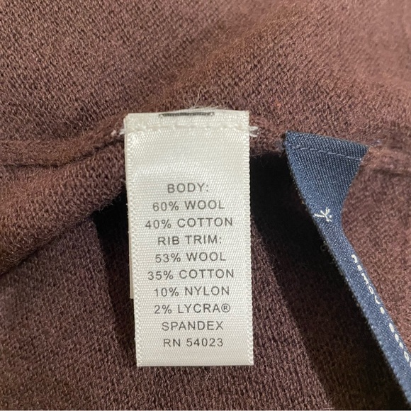 Banana Republic Women's Open Front Cardigan with Hooks 3/4 Sleeve Brown Size M - Picture 9 of 10